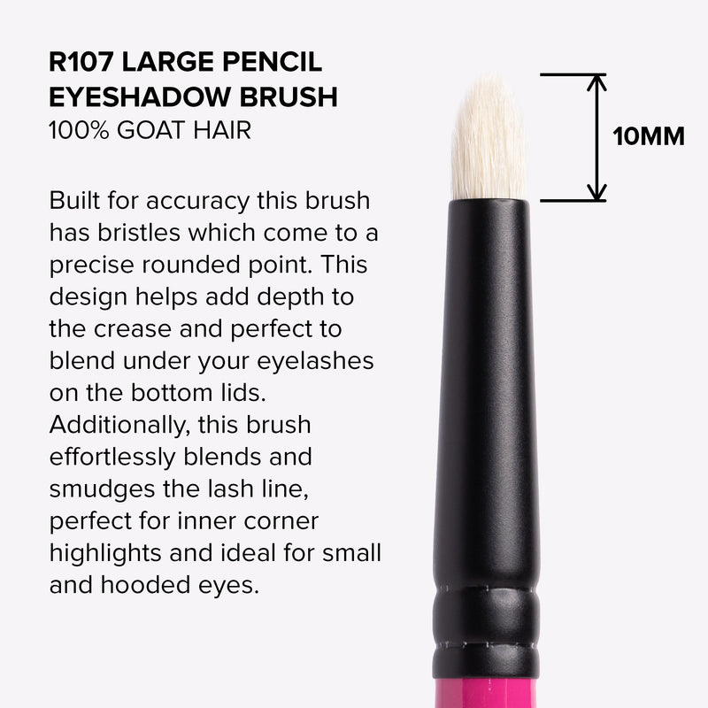 Whats Up Beauty - R107 Large Pencil Eyeshadow Brush