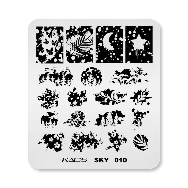 Kads - Sky 010 Stamping Plate