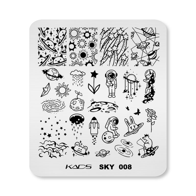 Kads - Sky 008 Stamping Plate