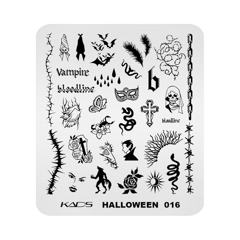 Kads - Halloween 016 Stamping Plate