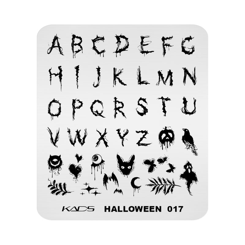 Kads - Halloween 017 Stamping Plate