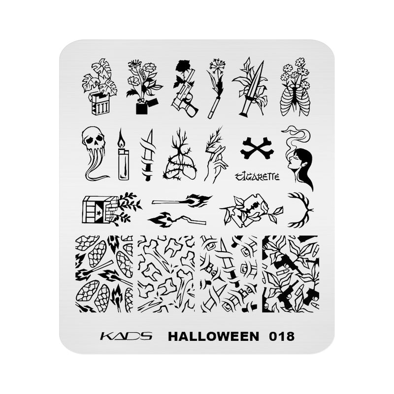 Kads - Halloween 018 Stamping Plate