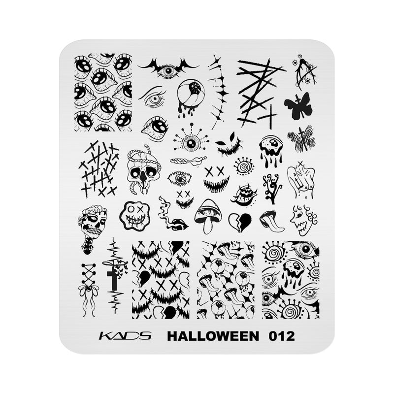 Kads - Halloween 012 Stamping Plate