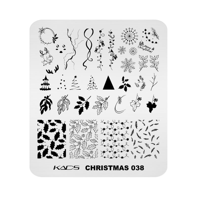 Kads - Christmas 038 Stamping Plate