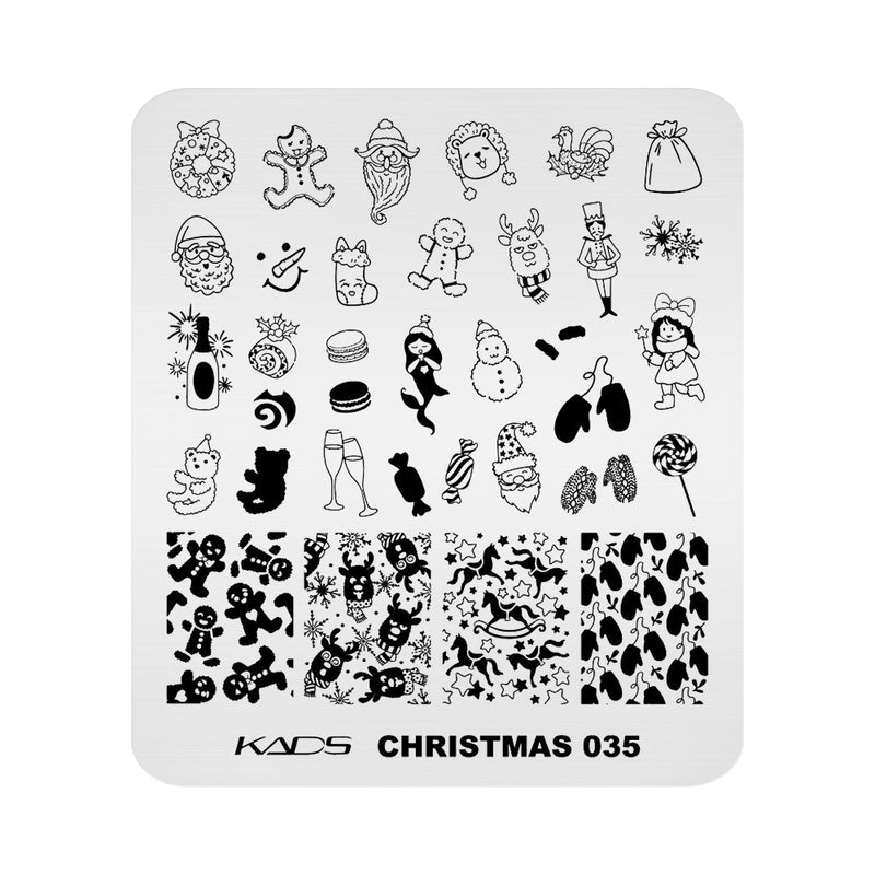 Kads - Christmas 035 Stamping Plate