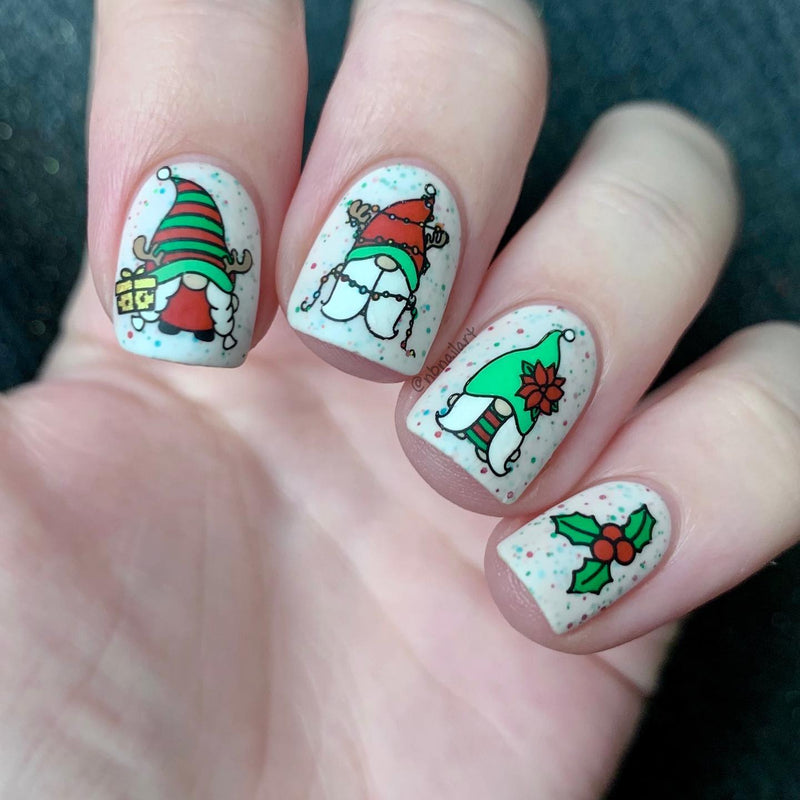 UberChic Beauty - UC Mini - Gnome for the Holidays Stamping Plate