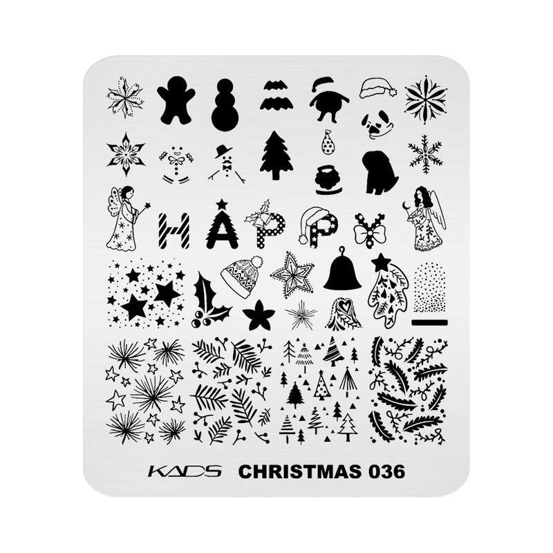 Kads - Christmas 036 Stamping Plate