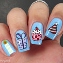 UberChic Beauty - UC Mini - Happy Birthday Stamping Plate