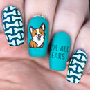 UberChic Beauty - UC Mini - Corgi Love Stamping Plate