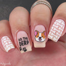 UberChic Beauty - UC Mini - Corgi Love Stamping Plate
