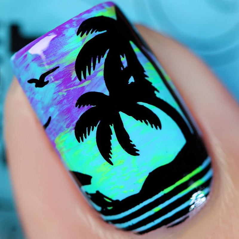 UberChic Beauty - Beach Please Stamping Plate