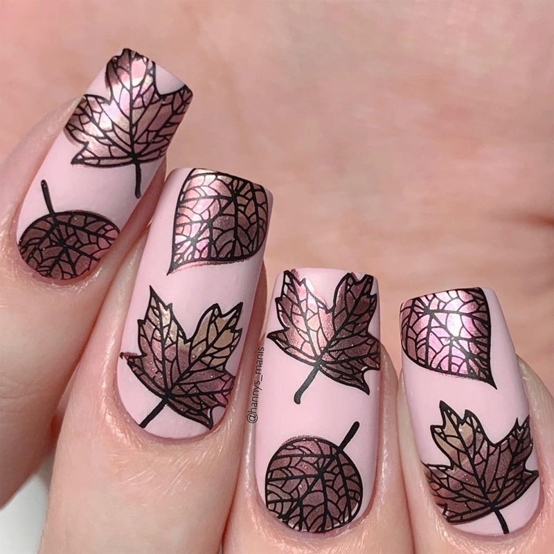 UberChic Beauty - Lovely Leaves 04 Stamping Plate