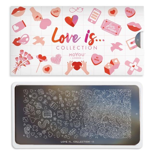 MoYou-London - Love is... 11 Stamping Plate