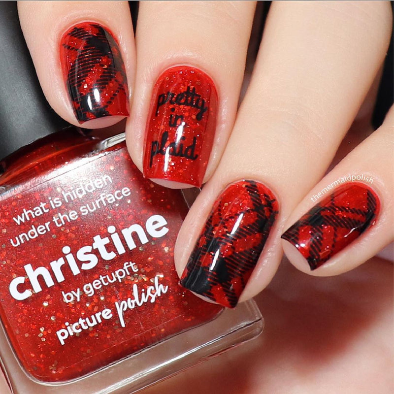 UberChic Beauty - Pretty in Plaid 02 Stamping Plate