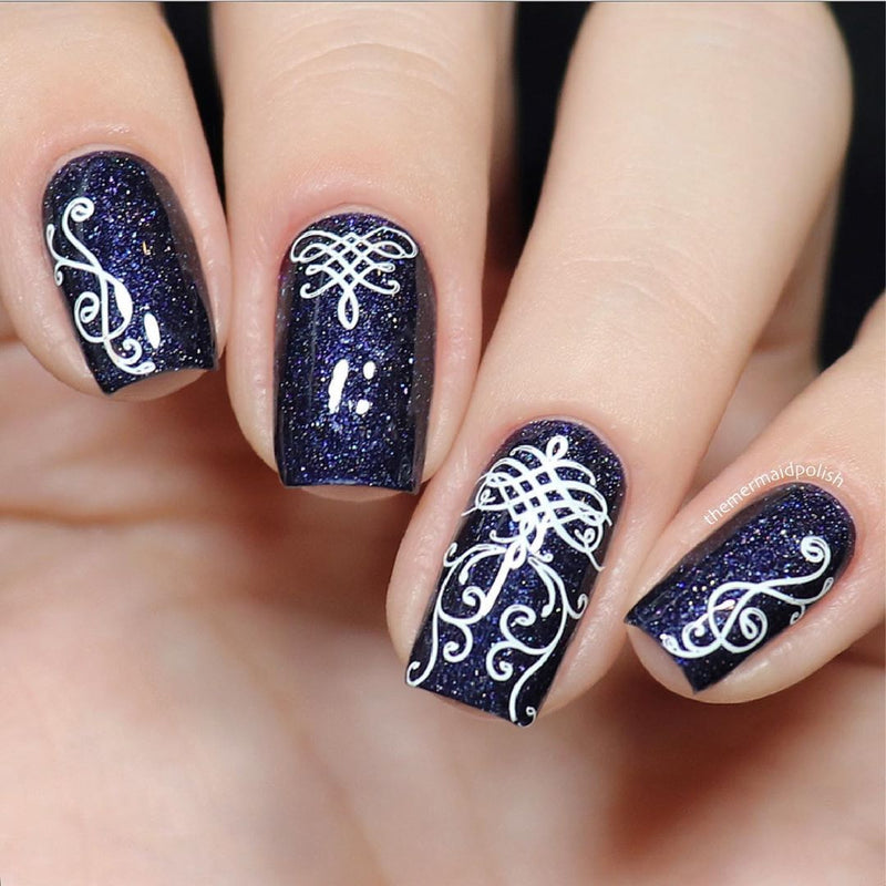 UberChic Beauty - Flourishes & Ornaments Stamping Plate