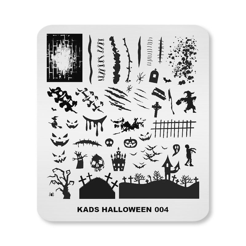 Kads - Halloween 004 Stamping Plate