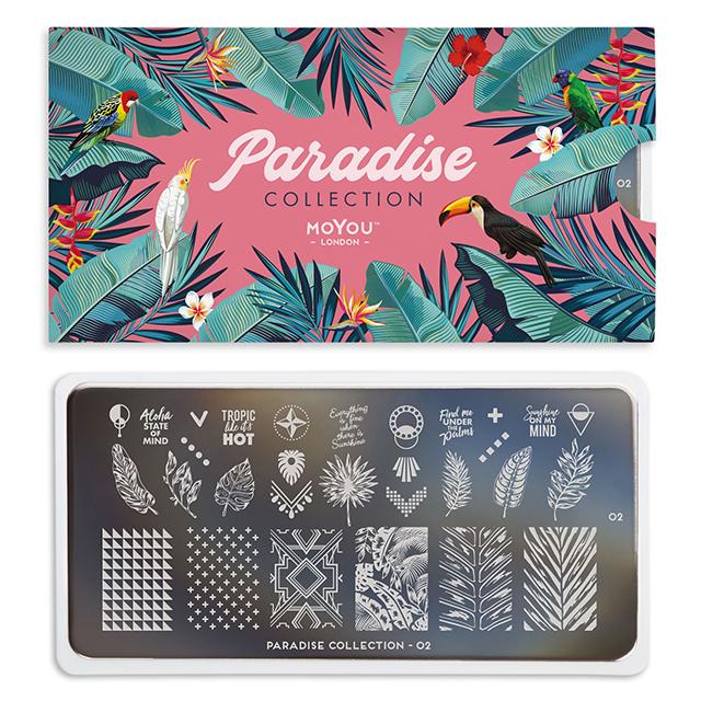 MoYou-London - Paradise 02 Stamping Plate