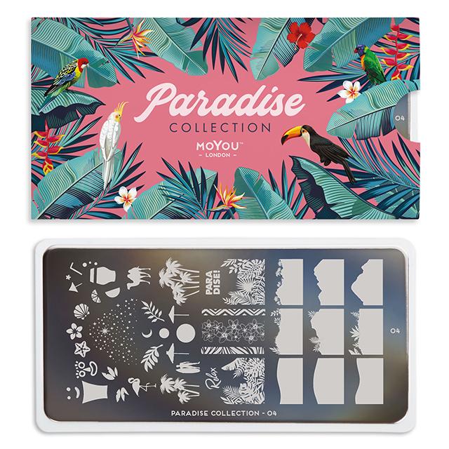 MoYou-London - Paradise 04 Stamping Plate