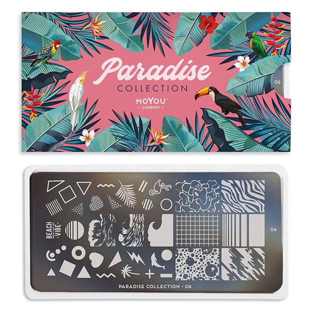 MoYou-London - Paradise 06 Stamping Plate