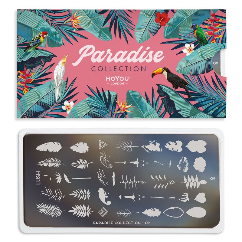 MoYou-London - Paradise 09 Stamping Plate