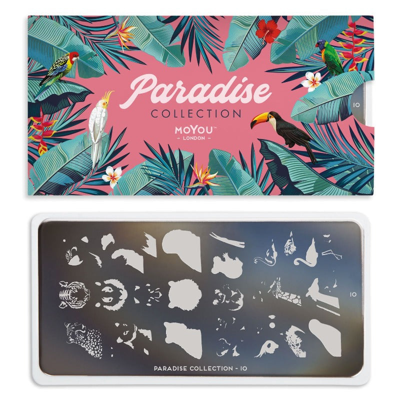 MoYou-London - Paradise 10 Stamping Plate
