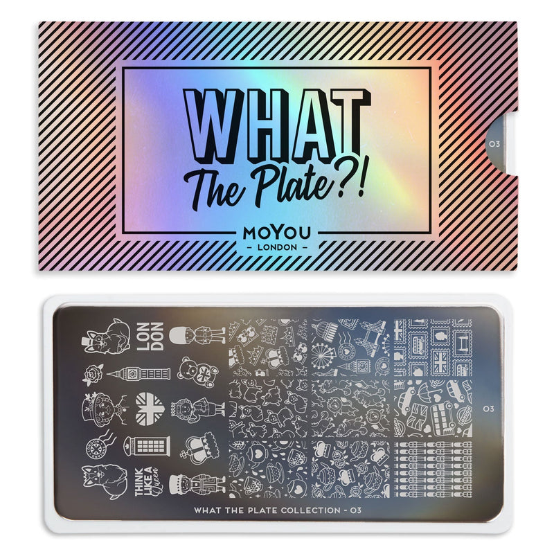 MoYou-London - What the Plate 03 - Queen Stamping Plate