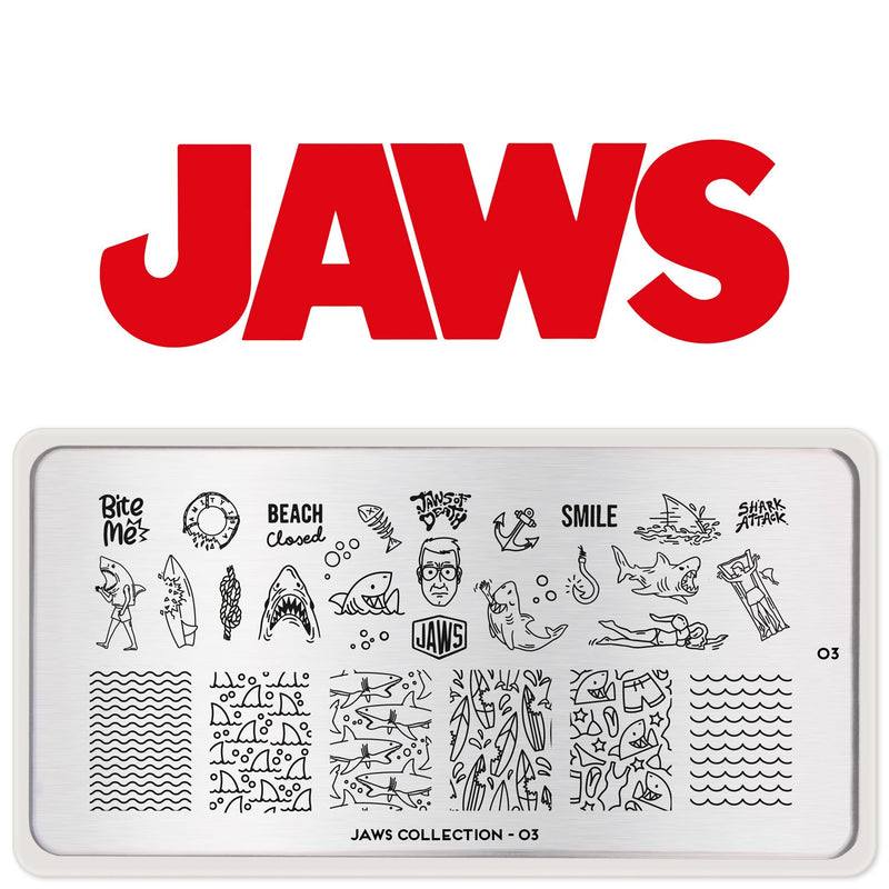 MoYou-London - Jaws 03 Stamping Plate