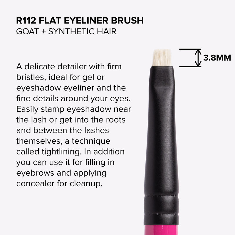 Whats Up Beauty - R112 Flat Eyeliner Brush