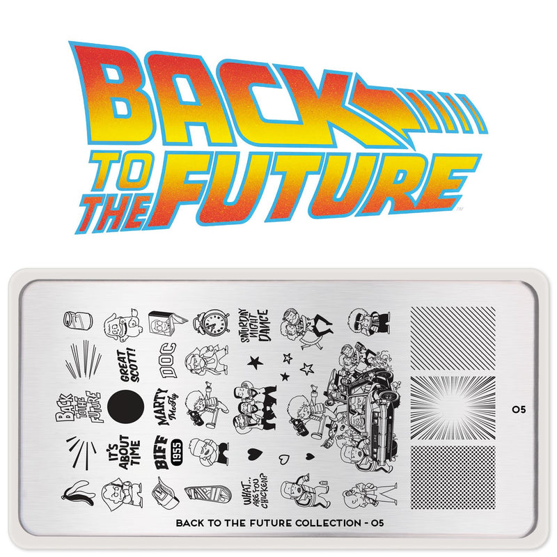 MoYou-London - Back to the Future 05 Stamping Plate