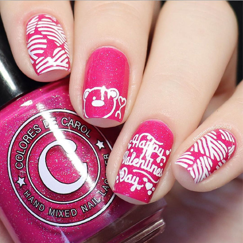 UberChic Beauty - Love & Marriage 05 Stamping Plate (Discontinued by WUN)