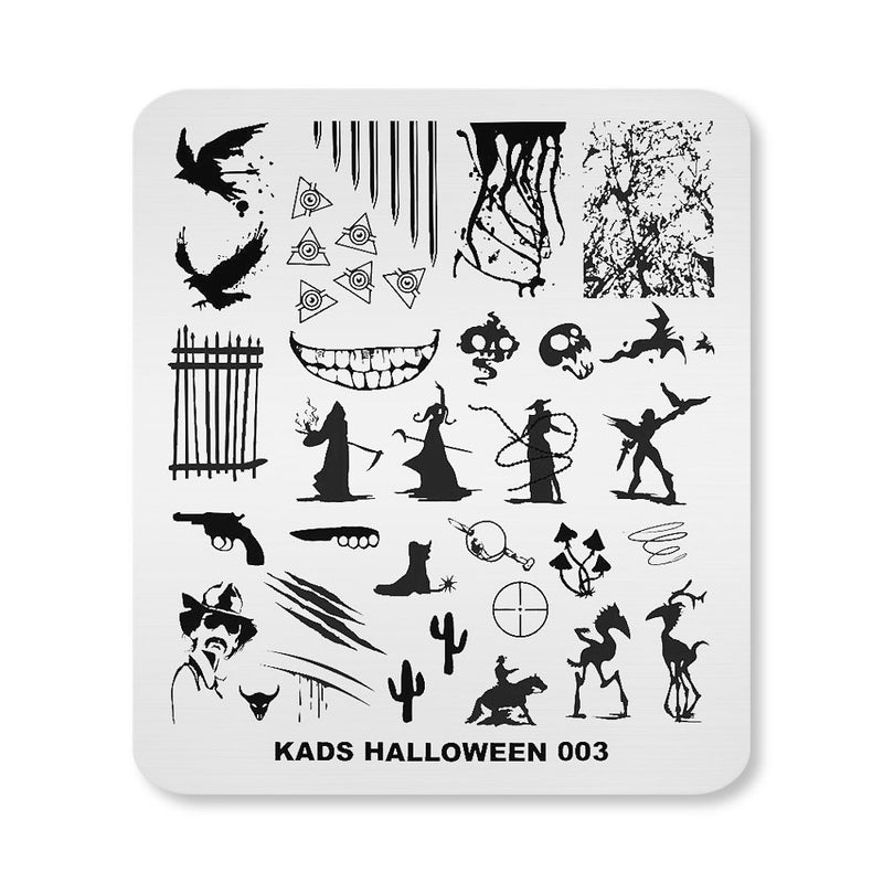 Kads - Halloween 003 Stamping Plate