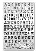 UberChic Beauty - Alphabet - 01 Stamping Plate