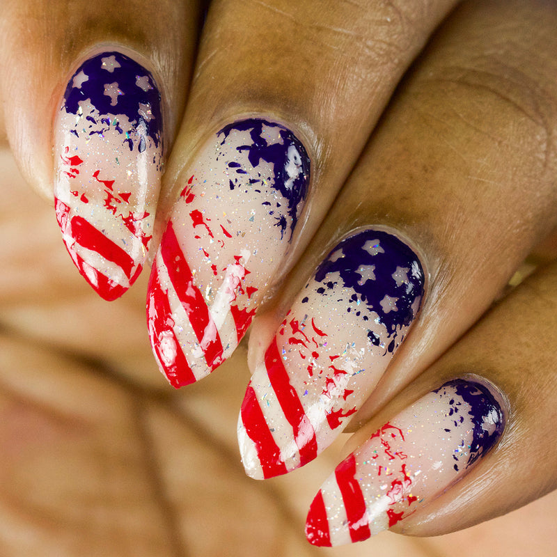 Whats Up Nails - B066 Slice of Americana Stamping Plate