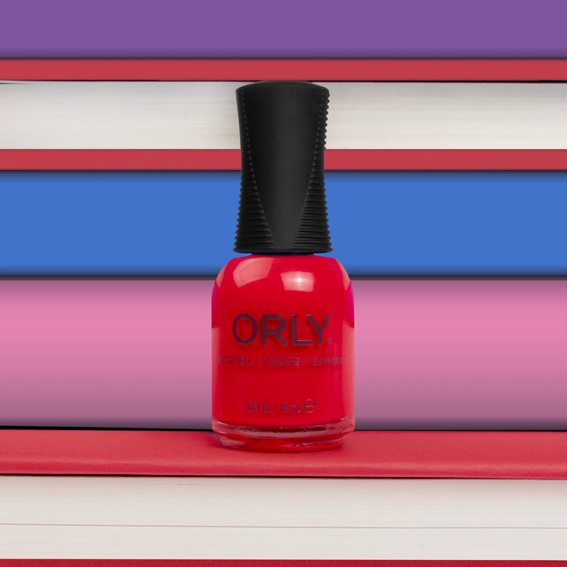orly red nail polish