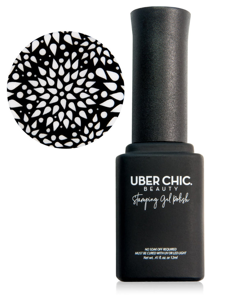 UberChic Beauty - My Favorite Black Stamping Gel Polish