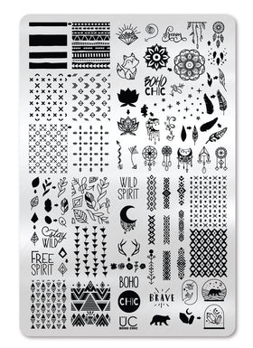 UberChic Beauty - Boho Chic Stamping Plate