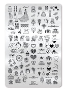 UberChic Beauty - Elements of Love Stamping Plate