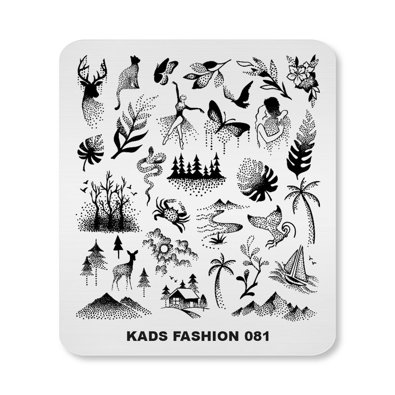 Kads - Fashion 081 Stamping Plate