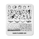 Kads - Flower 055 Stamping Plate