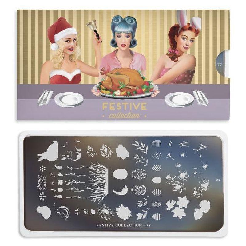 MoYou-London - Festive 77 Stamping Plate