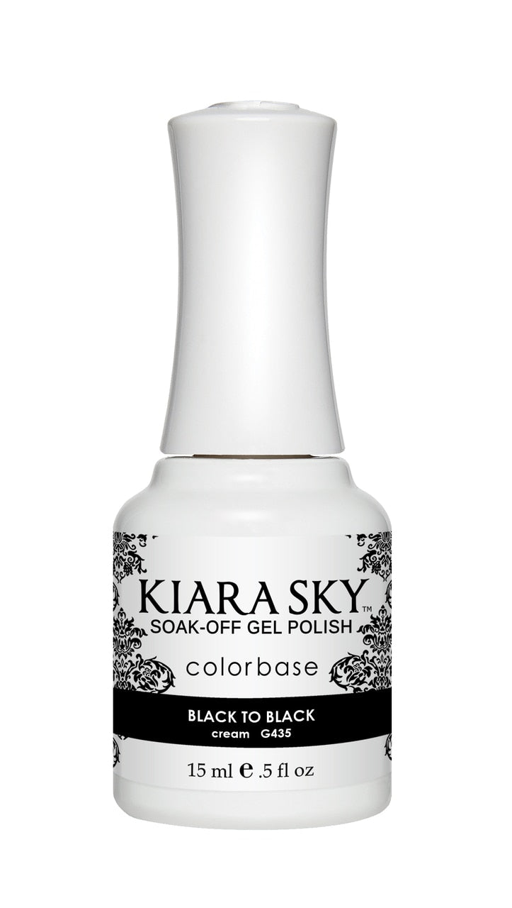Kiara Sky - G435 Black to Black Gel Polish