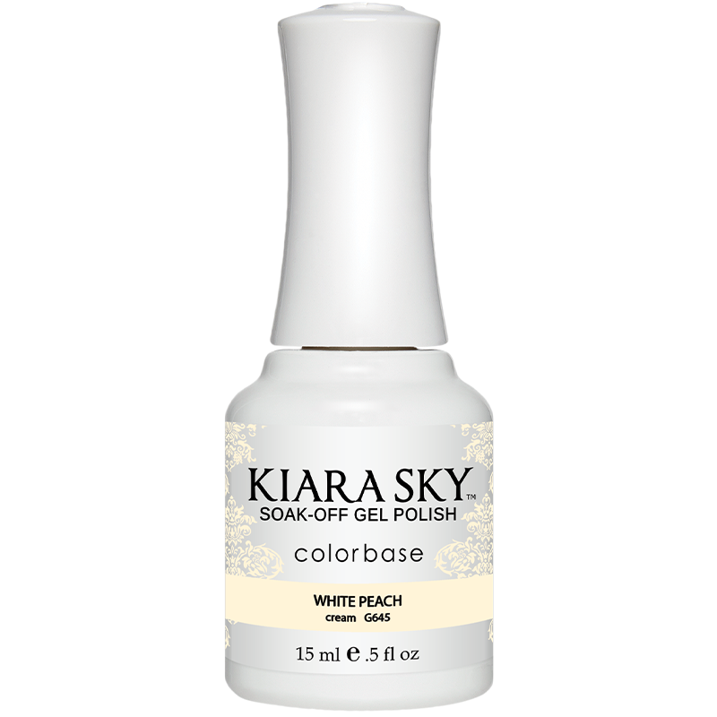 Kiara Sky - G645 White Peach Gel Polish