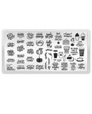 UberChic Beauty - UC Mini - Hello Fall & Pumpkin Spice Stamping Plate