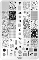 Hit The Bottle - Retro Patterns - 80's & 90's Stamping Plate