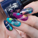 Hit The Bottle - Retro Patterns - 80's & 90's Stamping Plate