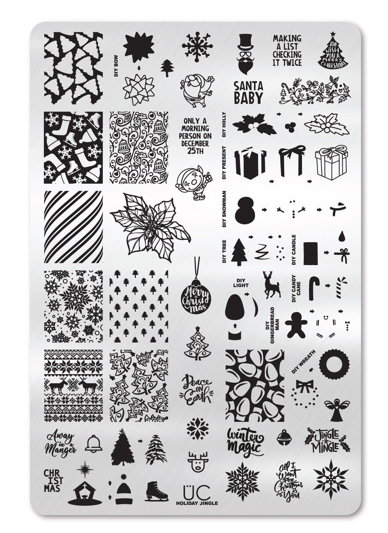 UberChic Beauty - Holiday Jingle Stamping Plate