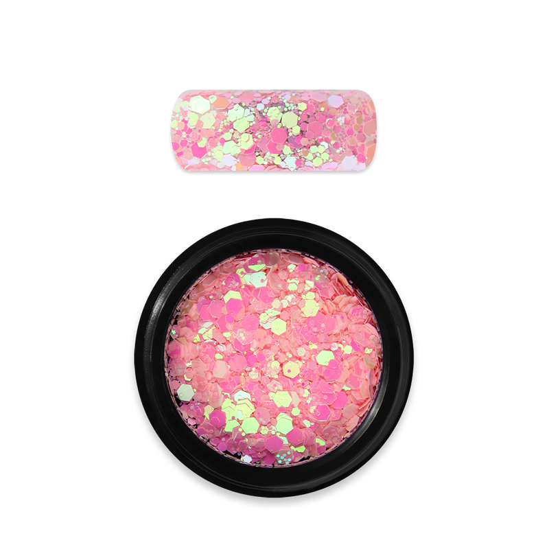 Moyra - 23 Chameleon Sugar Pink Holo Glitter Mix