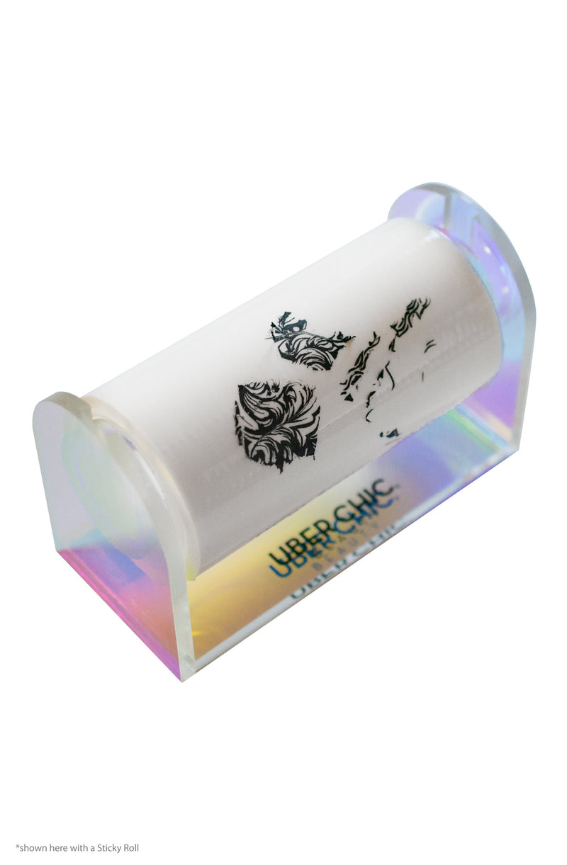 UberChic Beauty - Sticky Roll Iridescent Acrylic Holder