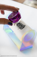 UberChic Beauty - Sticky Roll Iridescent Acrylic Holder