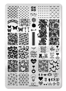UberChic Beauty - Love & Marriage 05 Stamping Plate (Discontinued by WUN)